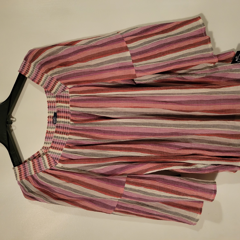 Chaps Vibrant Striped Top